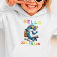 Hello Second Grade Dolphin Lover Back To School Kid Boy Girl Graphic Toddler Hoodie Hello Second Grade Dolphin Lover Back To School Kid Boy Girl Graphic Toddler Hoodie