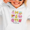Hello Sixth 6th Grade Back To School Coquette Bow Girls Graphic Toddler Hoodie Hello Sixth 6th Grade Back To School Coquette Bow Girls Graphic Toddler Hoodie