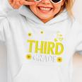 Hello Third Grade Sunflower 3rd Grade Vibes Back To School Graphic Toddler Hoodie Hello Third Grade Sunflower 3rd Grade Vibes Back To School Graphic Toddler Hoodie