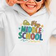 Hey Middle School First Day Back To School Students Graphic Toddler Hoodie