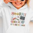 Hooray It’s An OT Day Occupational Therapy Back To School Premium Tri-Blend Graphic Toddler Hoodie