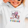 I'm Ready To Axolotl Questions In 7th Grade Back To School Premium Tri-Blend Graphic Toddler Hoodie