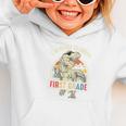 I'm Ready To Crush First Grade DinosaurRex Back To School Performance Graphic Toddler Hoodie I'm Ready To Crush First Grade DinosaurRex Back To School Performance Graphic Toddler Hoodie