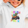 I'm Ready To Crush Pre-k Dinosaur Truck Back To School Boys Graphic Toddler Hoodie I'm Ready To Crush Pre-k Dinosaur Truck Back To School Boys Graphic Toddler Hoodie