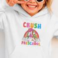 I'm Ready To Crush Preschool Unicorn Back To School Girl Kid Graphic Toddler Hoodie