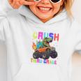 I'm Ready To Crush Third Grade Dinosaur Truck Back To School Graphic Toddler Hoodie I'm Ready To Crush Third Grade Dinosaur Truck Back To School Graphic Toddler Hoodie