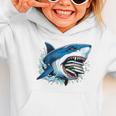 Kids Shark With School Books Back To School Shark Lovers Graphic Toddler Hoodie Kids Shark With School Books Back To School Shark Lovers Graphic Toddler Hoodie