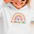 Kindergarten Dream Team Rainbow Welcome Back To School Graphic Toddler Hoodie