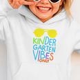 Kindergarten Vibes Only Glow Sunglasses Back To School Graphic Toddler Hoodie Kindergarten Vibes Only Glow Sunglasses Back To School Graphic Toddler Hoodie