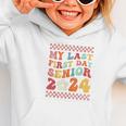 My Last First Day Senior 2024 Back To School Class Of 2024 Graphic Toddler Hoodie My Last First Day Senior 2024 Back To School Class Of 2024 Graphic Toddler Hoodie
