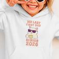 My Last First Day Senior 2026 Cat Back To School Class 2026 Graphic Toddler Hoodie My Last First Day Senior 2026 Cat Back To School Class 2026 Graphic Toddler Hoodie