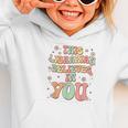 This Librarian Believes In You Groovy Back To School Graphic Toddler Hoodie
