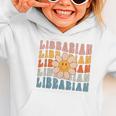 Librarian Retro Find Me At The Library Back To School Graphic Toddler Hoodie Librarian Retro Find Me At The Library Back To School Graphic Toddler Hoodie