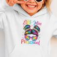 Little Miss Preschool Messy Bun Back To School Girl Women Graphic Toddler Hoodie Little Miss Preschool Messy Bun Back To School Girl Women Graphic Toddler Hoodie