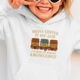 Media Center Is My Jam Library Reading Back To School Graphic Toddler Hoodie Media Center Is My Jam Library Reading Back To School Graphic Toddler Hoodie