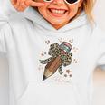 Melanin Pencil Leopard Bow Para Back To School Graphic Toddler Hoodie Melanin Pencil Leopard Bow Para Back To School Graphic Toddler Hoodie