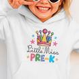 Miss Pre-K Pencils Crown Cute Back To School First Day Girls Graphic Toddler Hoodie Miss Pre-K Pencils Crown Cute Back To School First Day Girls Graphic Toddler Hoodie
