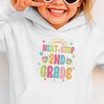 Next Stop 2nd Grade Groovy Retro Second Grade Back To School Graphic Toddler Hoodie Next Stop 2nd Grade Groovy Retro Second Grade Back To School Graphic Toddler Hoodie