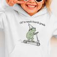 Off To Teach Fourth Grade Froggy Cute Frog Back To School Graphic Toddler Hoodie Off To Teach Fourth Grade Froggy Cute Frog Back To School Graphic Toddler Hoodie