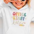 Office Staff Rocks Back To School Secretary Administrative Graphic Toddler Hoodie Office Staff Rocks Back To School Secretary Administrative Graphic Toddler Hoodie