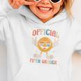 Official Fifth Grader 5th Grade Retro Back To School Kids Graphic Toddler Hoodie Official Fifth Grader 5th Grade Retro Back To School Kids Graphic Toddler Hoodie