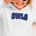 Owls Back To School Spirit B Graphic Toddler Hoodie