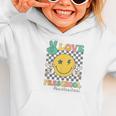 Peace Love Preschool Smile Face Back To School PRESCHOOL Graphic Toddler Hoodie Peace Love Preschool Smile Face Back To School PRESCHOOL Graphic Toddler Hoodie