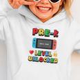 Pre-K Level Unlocked Back To School Video Game Graphic Toddler Hoodie Pre-K Level Unlocked Back To School Video Game Graphic Toddler Hoodie