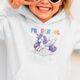 Preschool Here I Come Unicorn Back To School Girl Student Graphic Toddler Hoodie