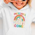 Preschool Here I Come Unicorn Back To School Preschool Girls Graphic Toddler Hoodie Preschool Here I Come Unicorn Back To School Preschool Girls Graphic Toddler Hoodie