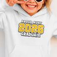 Proud Aunt Of 2026 Graduate Matching Back To School GY Graphic Toddler Hoodie Proud Aunt Of 2026 Graduate Matching Back To School GY Graphic Toddler Hoodie