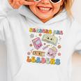 Readers Are Leaders Book Lover Back To School Groovy Girls Graphic Toddler Hoodie