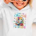 Ready To Crush 2nd Grade Back To School 2nd Grade Cat Kitten Graphic Toddler Hoodie Ready To Crush 2nd Grade Back To School 2nd Grade Cat Kitten Graphic Toddler Hoodie