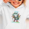 Ready To Crush Kindergarten Cute Robot Back To School Graphic Toddler Hoodie Ready To Crush Kindergarten Cute Robot Back To School Graphic Toddler Hoodie