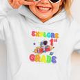 Ready To Explore 1st Grade Astronaut Back To School Graphic Toddler Hoodie