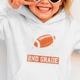Ready To Tackle 2nd Grade Back To School Kids Football Graphic Toddler Hoodie