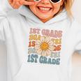 Retro 1st Grade Daisy Colorful Back To School First Grade Graphic Toddler Hoodie Retro 1st Grade Daisy Colorful Back To School First Grade Graphic Toddler Hoodie