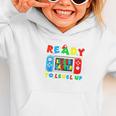 Retro Back To School Kindergarten Ready To Level Up Gamer Graphic Toddler Hoodie Retro Back To School Kindergarten Ready To Level Up Gamer Graphic Toddler Hoodie