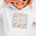 Retro Flower Power Squared Fifth 5th Grade Back To School Graphic Toddler Hoodie Retro Flower Power Squared Fifth 5th Grade Back To School Graphic Toddler Hoodie