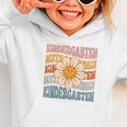 Retro Kindergarten Daisy Colorful Back To School Student Kid Graphic Toddler Hoodie