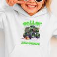 Rollin' Into 3rd Grade Monster Truck Back To School Boys Graphic Toddler Hoodie