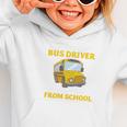 School Bus Driver Kindness Humor Back To School Quote Premium Tri-Blend Graphic Toddler Hoodie