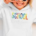 School Custodian Tie Dye Back To School For Women For Work Graphic Toddler Hoodie School Custodian Tie Dye Back To School For Women For Work Graphic Toddler Hoodie