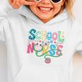 School Nurse Colorful Costume Back To School Nursing Job Graphic Toddler Hoodie