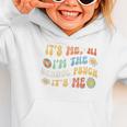 School Psych Psychologist Back To School Groovy Vintage Graphic Toddler Hoodie