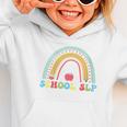 School SLP Rainbow Pencil Back To School Appreciation Graphic Toddler Hoodie School SLP Rainbow Pencil Back To School Appreciation Graphic Toddler Hoodie