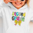 Second Grade Coquette Bow First Day Of School Back To School Performance Graphic Toddler Hoodie Second Grade Coquette Bow First Day Of School Back To School Performance Graphic Toddler Hoodie
