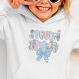 Second Grade Coquette Bow Pencil First Day Back To School Graphic Toddler Hoodie