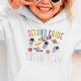 Second Grade Dream Team Astronaut 2nd Grade Back To School Graphic Toddler Hoodie Second Grade Dream Team Astronaut 2nd Grade Back To School Graphic Toddler Hoodie