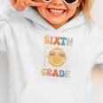 Sixth Grade Dream Team Smile Retro Back To School 6th Grade Graphic Toddler Hoodie